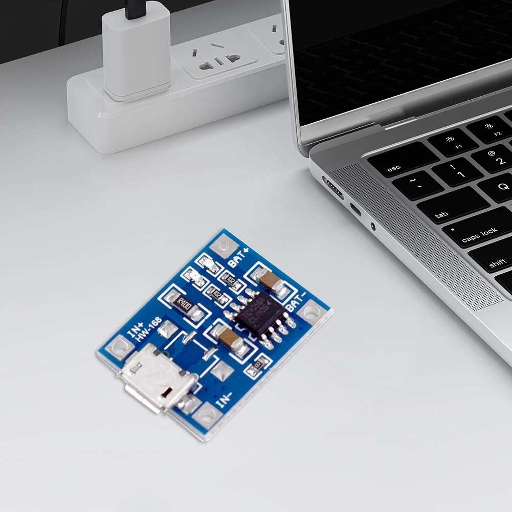 200-1PC Type-c/Micro/Mini USB 5V 1A 18650 TP4056 Lithium Battery Charger Module Charging Board With Protection Dual Functions 1A