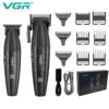 VGR トリマー プロ コードレス あごひげ トリマー 電気の 金属 クリッパー 9000RPM ヘアカット機 男性用ヘアトリマー V-640 1