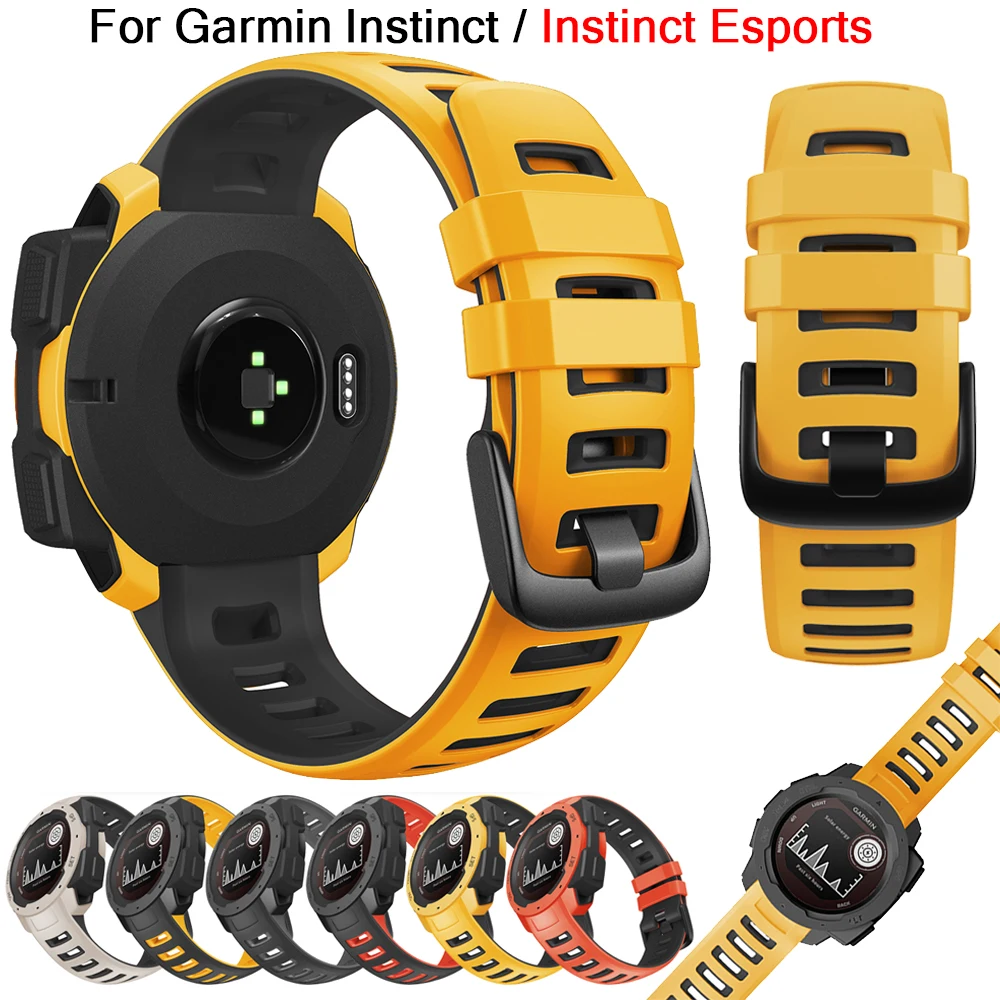 

Silicone Strap For Garmin Instinct 2 Instinct Esports Bracelet Watch Band Garmin Instinct2 solar wristband straps Watchband