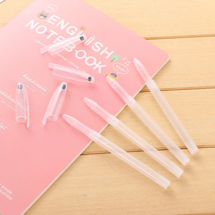 15Pcs Gel Stift Shell PP Transparent Kugelschreiber Shell Abdeckung Einfache Styple Günstigste Stift Shell Abdeckung auf Ale