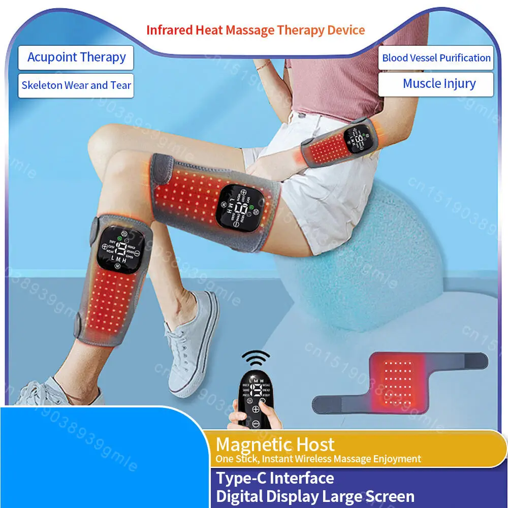 

Electric Calf Massager Red Light Therapy for Blood Circulation Relax Calf Muscle Relieve Fatigue Vibration Leg Massage