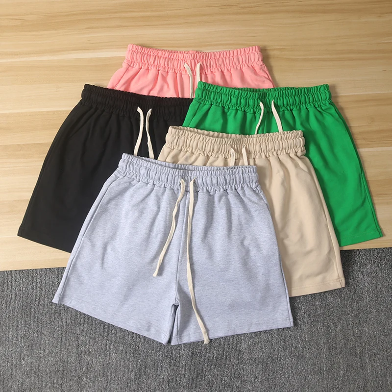 

Cotton Knitted ort Pants Breathable Moisture ng Elastic Waisand Couple Sle Summer New Arrival Casual Straight Leg ...