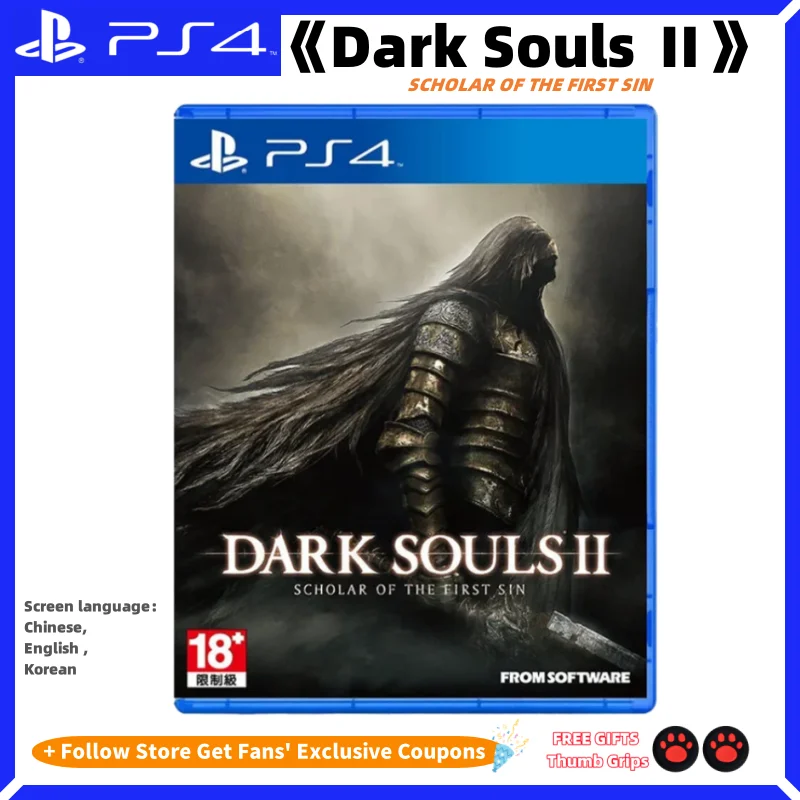 Sony Playstation4 PS4 New Game CD Dark Souls Ⅱ :SCHOLAR OF THE FIRST SIN Game Card Deal Playstation 4 Sony PS4 Dark Souls Ⅱ