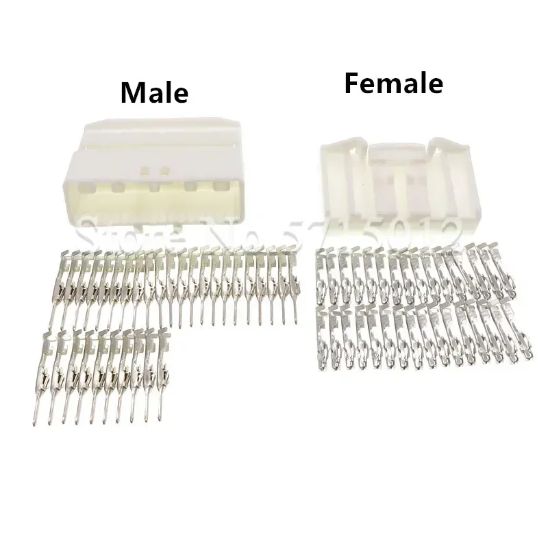 32 Hole 1318747-1 1612268-1 Automotive Navigation Central Control Instrument Electrical Wire Sockets Auto Connector For Nissan