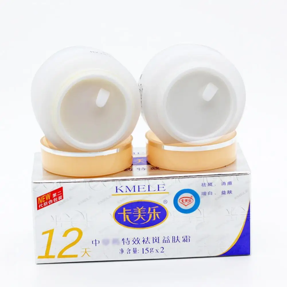 Original 1 Sets Kemele Kmele Whitening Cream Effect 12 Cream In Morning And Days Night Combo Cream