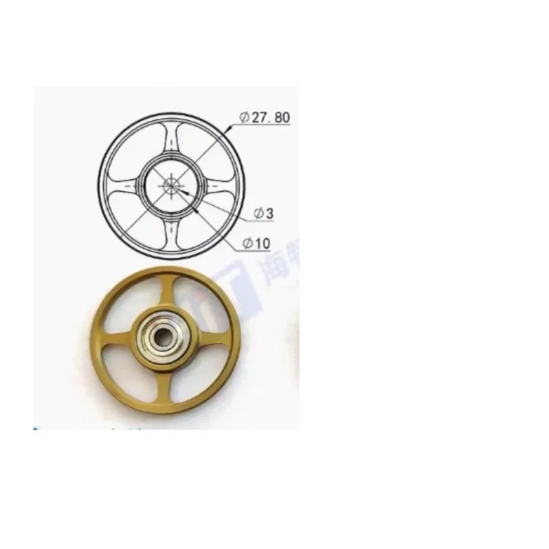 SSM servo precision electronic yarn guide wheel, steel wire reversing wheel, guide wheel, textile spinning machine accessories