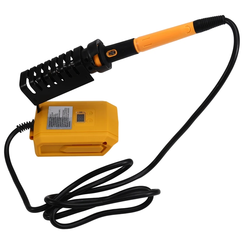 60W Wireless Electric Soldering Iron 936 Ironhead For Dewalt 18/20V Battery Welding Tool 300-510℃ Temperature Adjustable