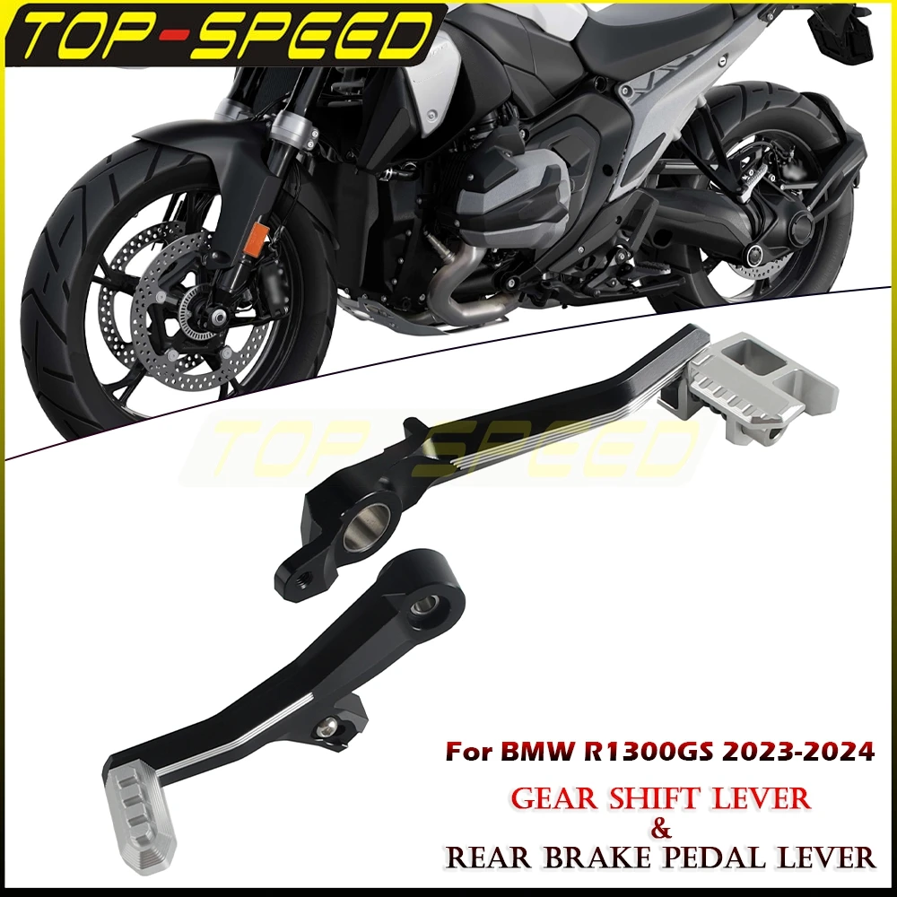 

Motorcycle Rear Brake Pedal Control Levers CNC Aluminum Gear Shifter Shift Lever For 2023 2024 BMW R1300GS R 1300 R1300 GS Parts