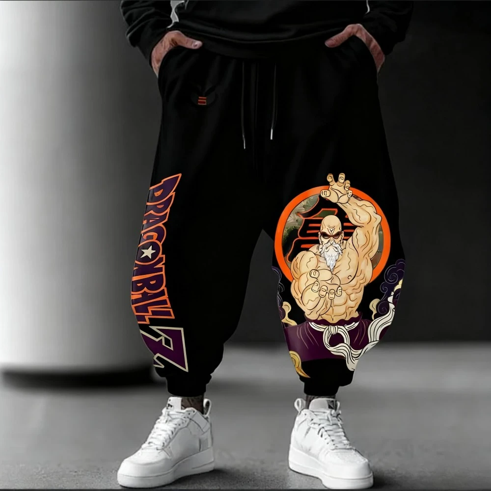 

Dragon Ball Большой размер Harajuku Trend Harlan Брюки Осень и зима Свободные повседневные спортивные штаны высокого качества для мужчин и женщин