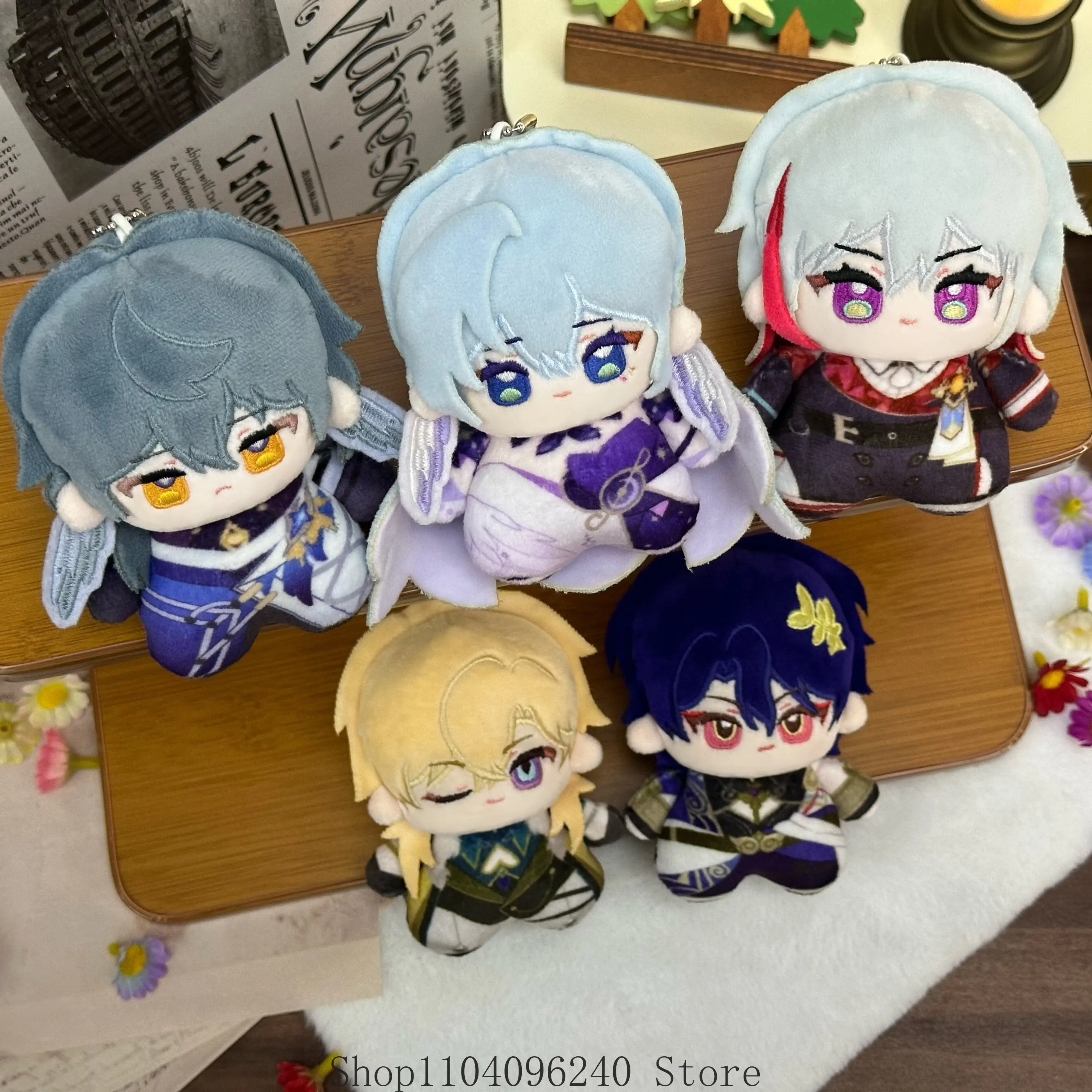 

Honkai: Star Rail Boothill Black Swan Sparkle Acheron Aventurine Topaz Anime Idol Plushies Pillows Starfish Body Pendant 10cm