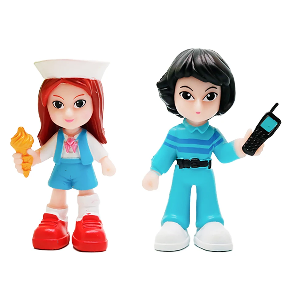 In Voorraad Hot 8 Stuks Stranger TV Speelt Zal Byers Elf Figuur Model Dingen Anime Blind Box Speelgoed Cartoon Decoratie collectie Gift