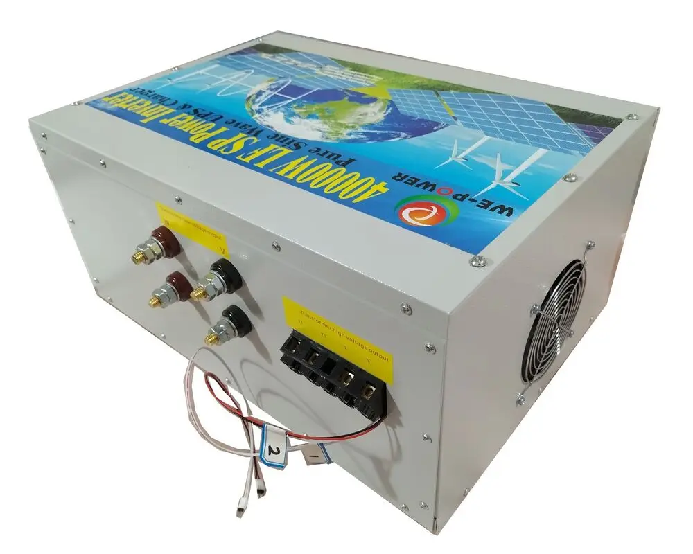 160000 ث/40000 واط التردد المنخفض سبليت المرحلة 48VDC/110 فولت ، 220 فولت التيار المتناوب موجة جيبية نقية عاكس الطاقة الشمسية LCD/UPS/غطاء شاحن البطارية