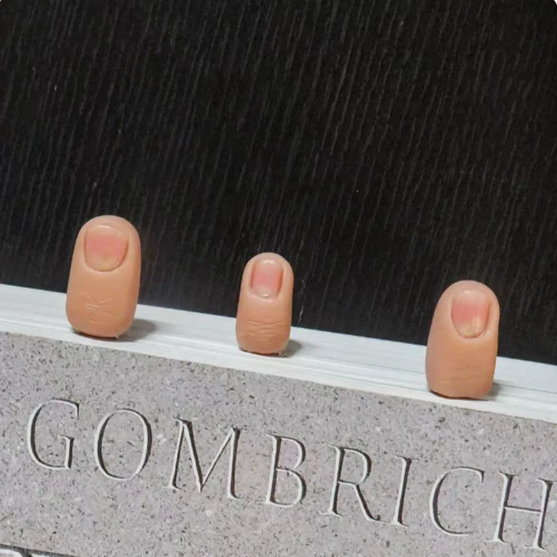 2024 Finger Paperclip BookmarkSet Graduation Season Gift Simulation Finger Paper Clip 3pcs/set