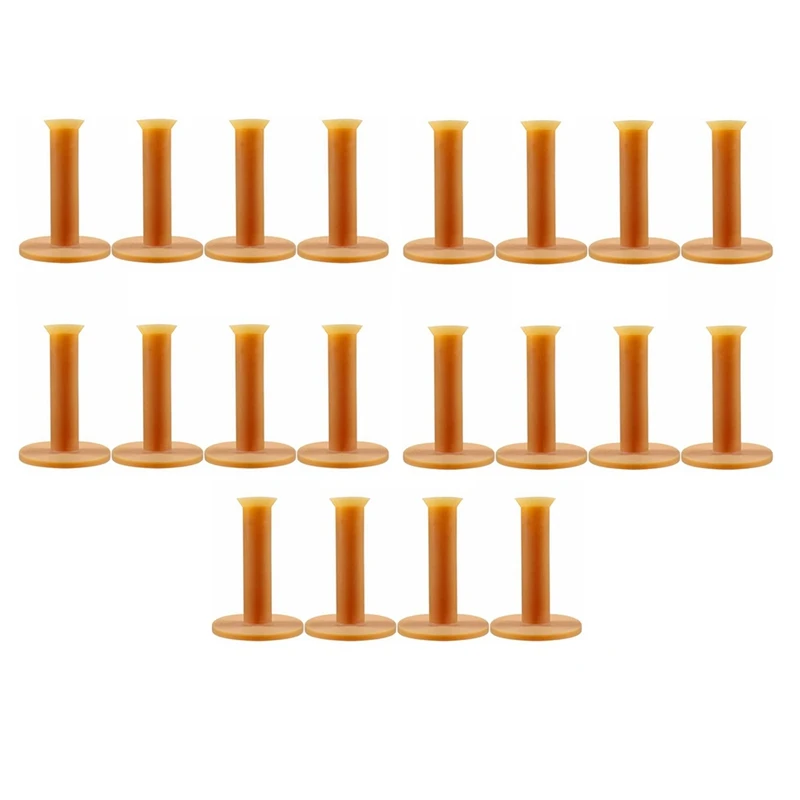 20Pcs Golf Rubber Tees,Durability And Stability Rubber Tees,Perfect For Golf Hitting Practice Mats And Outdoor Training