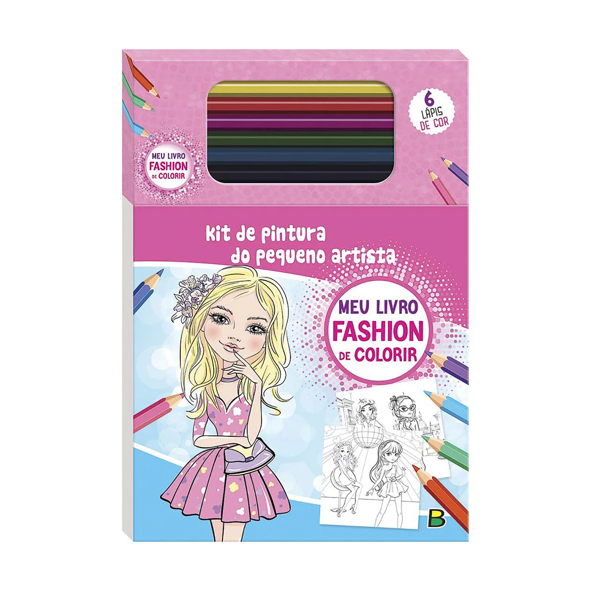 Little Artist's Painting Kit-My Fashion Coloring Book-Todolivro