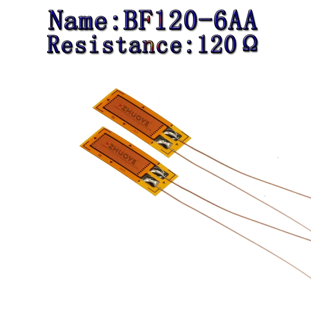 10pcs STRAIN GAUGES BFBHF120-6AA  Weighing Sensor Strain Gauge Resistance High-precision Resistance 120Ω Weighing Pressure