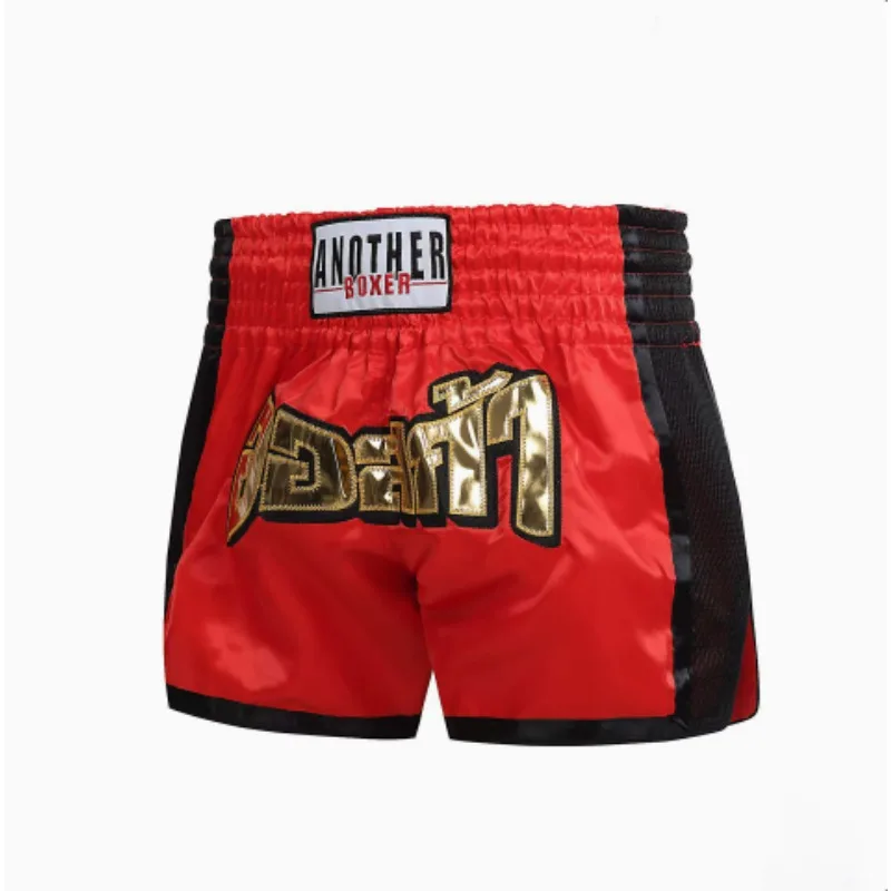 Thai Boxing Shorts Child Women Men Muay Thai Shorts Satin Kickboxing Shorts Kids Adults Martial Arts Fight MMA Training Trunks