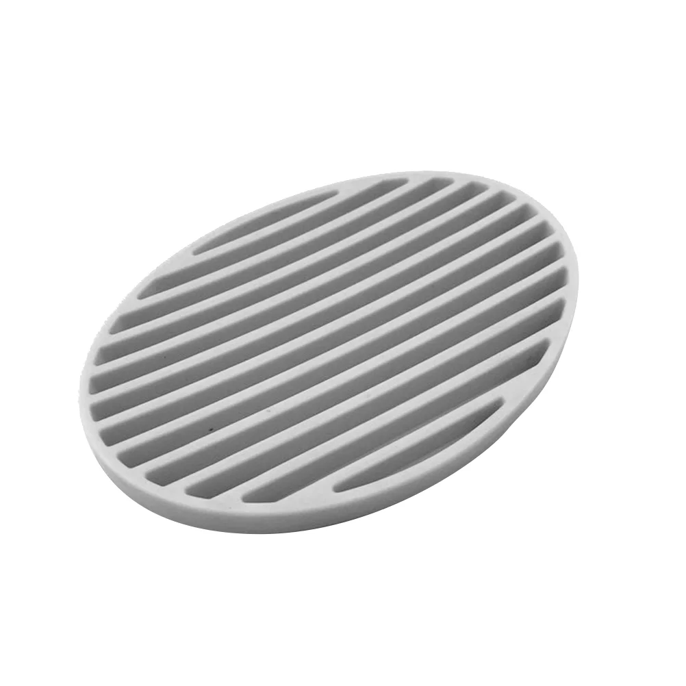 

3PCS Silicone Soap Box Household Bathroom Fashion Drain Lovely Creative Non-slip Easy Cleaning Soap Dish Simple Home Bathroom