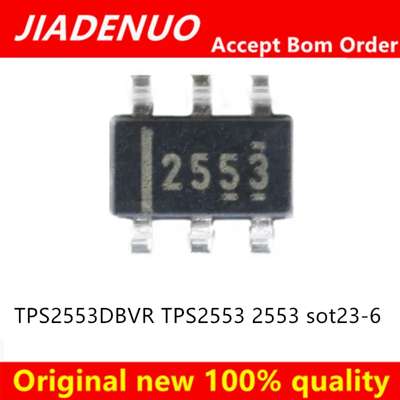(10piece)100% New  TPS2553 2553 TPS2553DBVR sot23-6