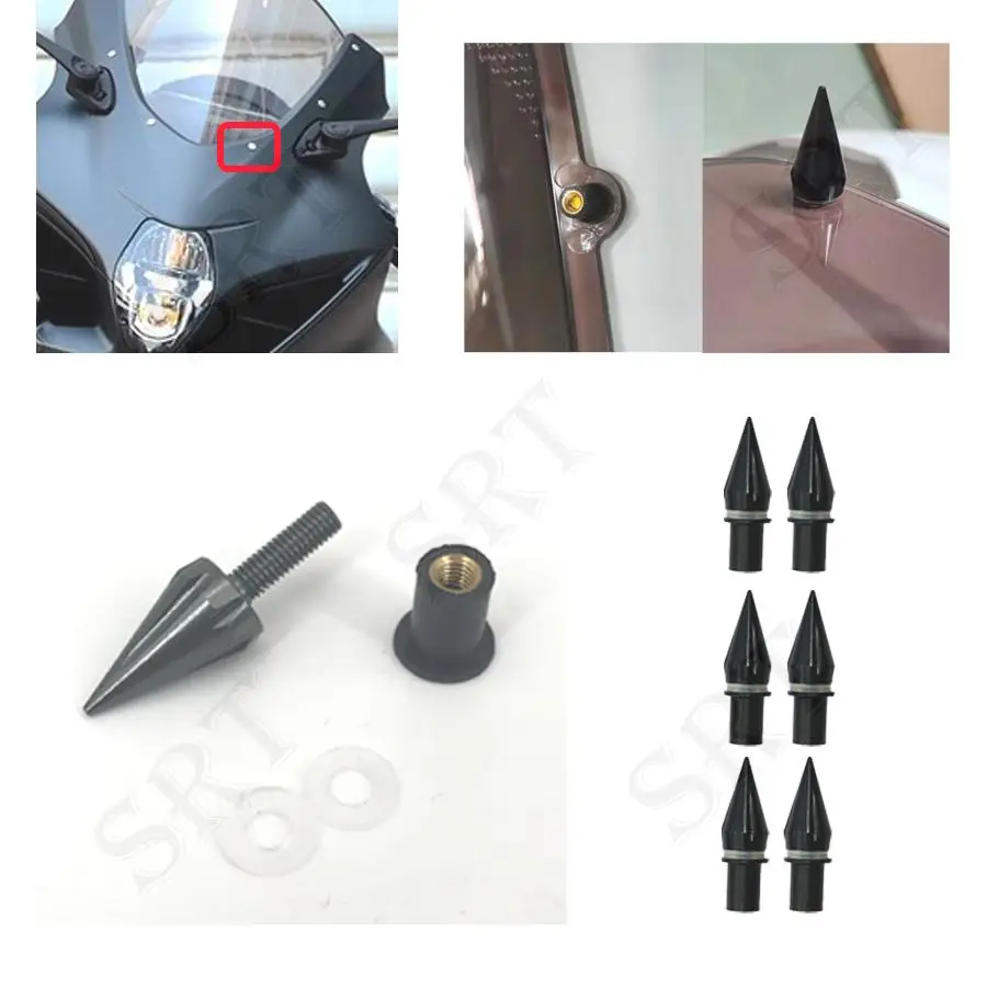 Fit For Suzuki GSX-R 1000 750 600 K1 K2 K3 K4 K5 K6 K7 K8 K9 K11 Motorcycle Accessories Windscreen Bolt Decorative Screw Kit