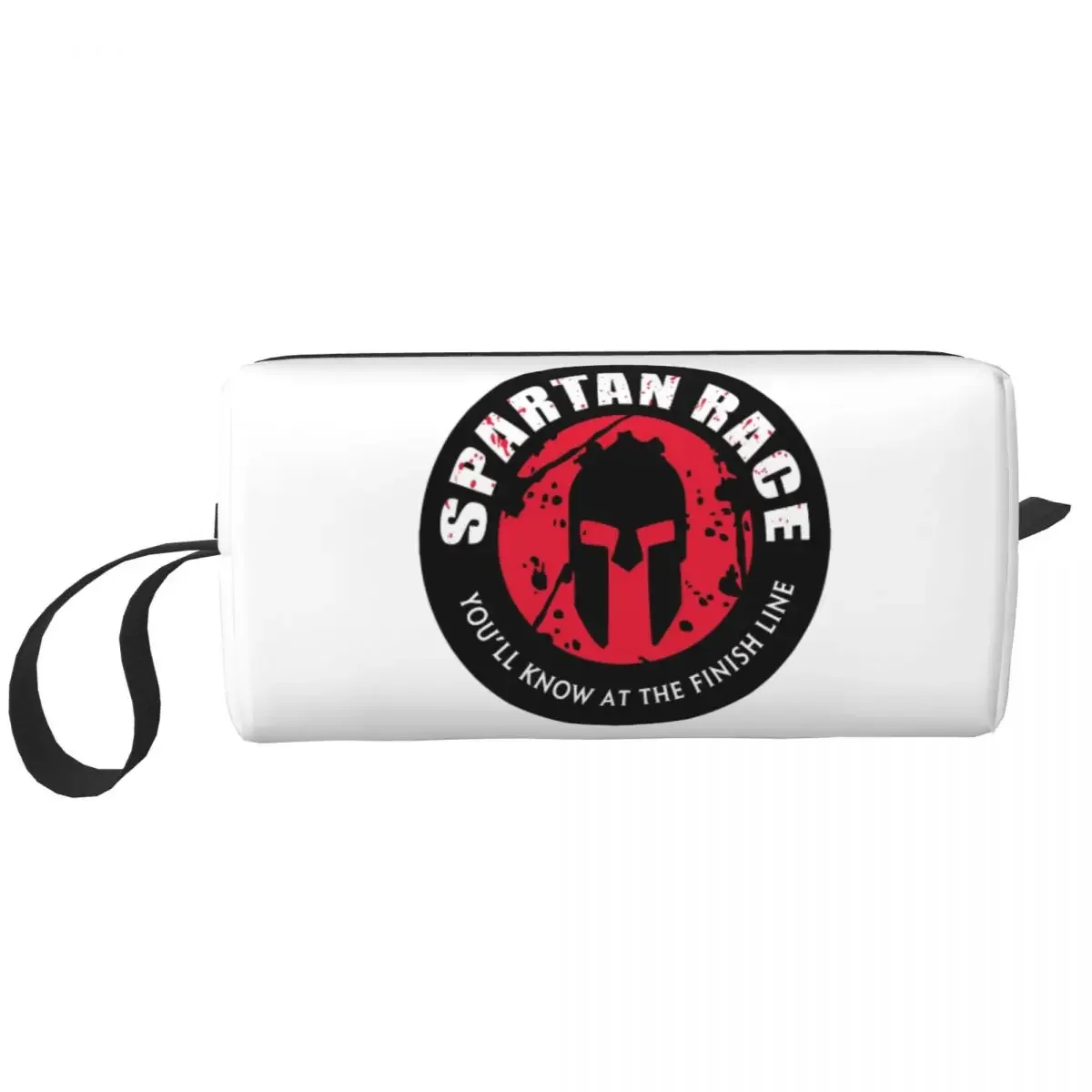 Fashion Spartan Race Sparta Spirit Travel Toiletry Bag Women Cosmetic Makeup Bag Beauty Storage Dopp Kit