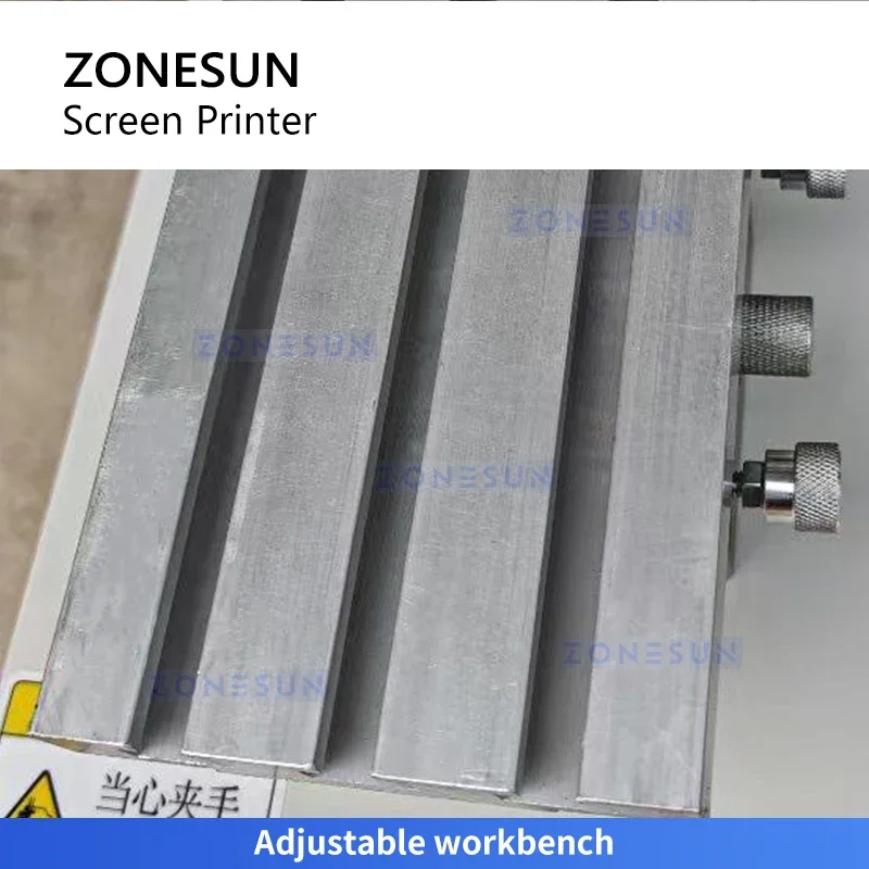

ZONESUN ZS-SY1520 Pneumatic Screen Printer Flat Printing Machine for Clothes & Boxes