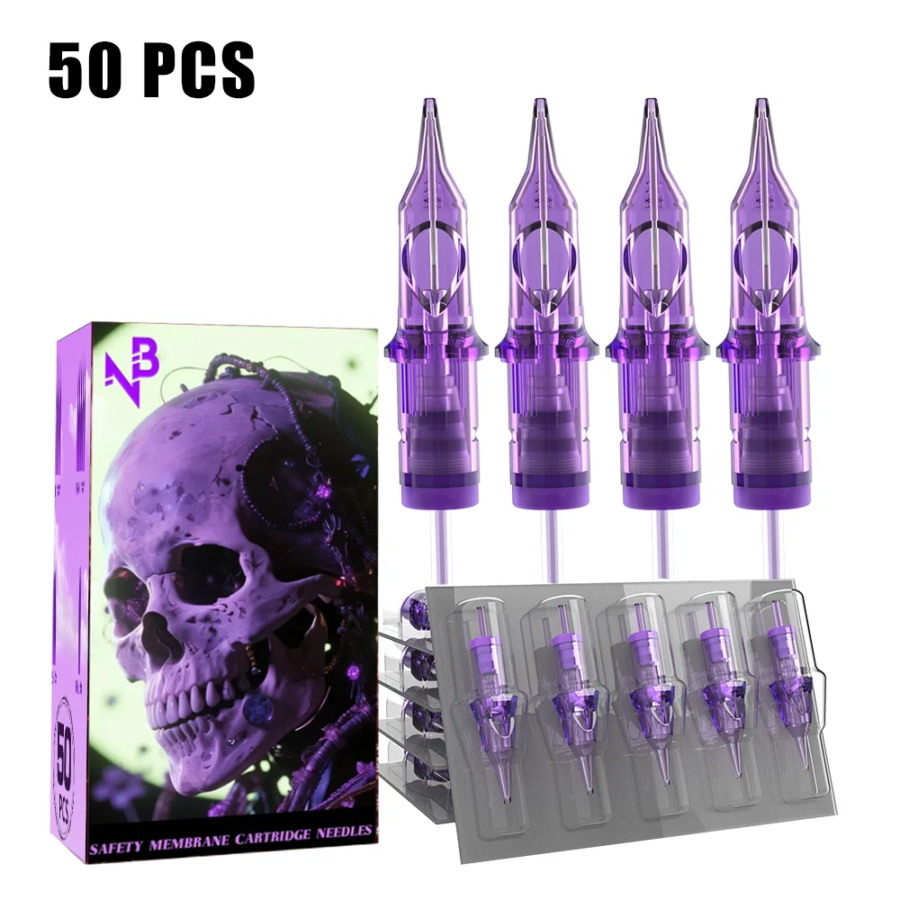 

50pcs/Box Disposable Mixed Size Tattoo Needles, Standard Round Liner Needles, Suitable For Tattoo Artists And Beginners, Body Art Tattoo Supplies.