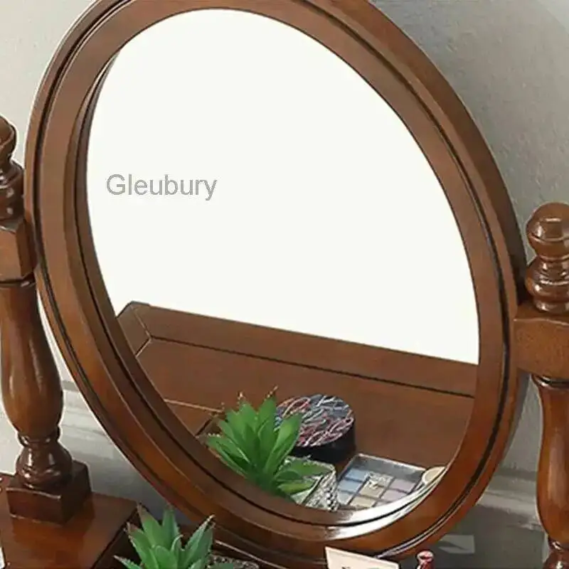 Girl Luxury Makeup Modern Eithe Stool Dresser Large Women Dressing Table Storage Wooden High End Armadietto Trucco Furniture