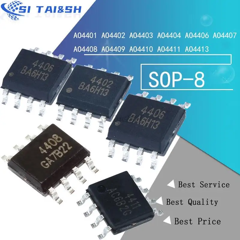 10Pcs AO4401 AO4402…