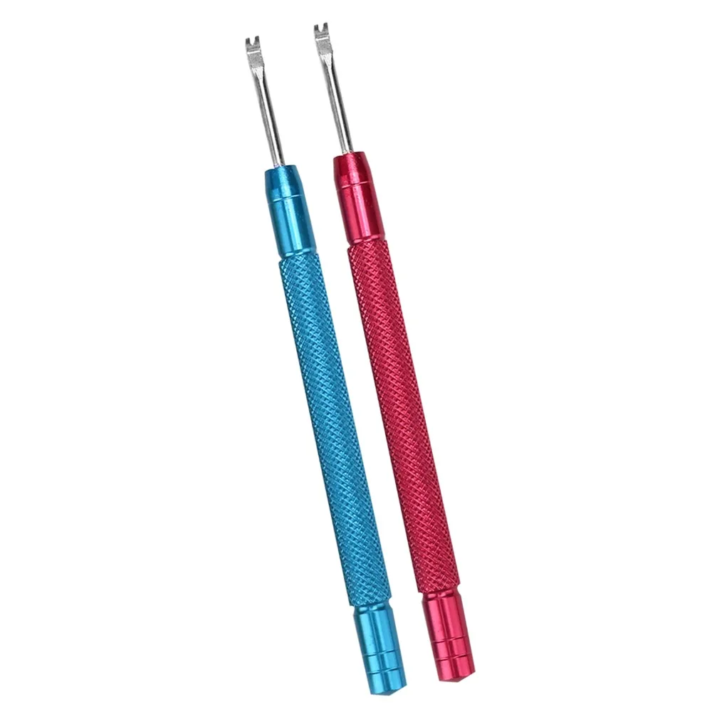 2Pcs Durable Alloy Watch Hands Remover Blue Length 9.5cm Watch Pin Removal Tool Watch Modification Tool Watch Repairing