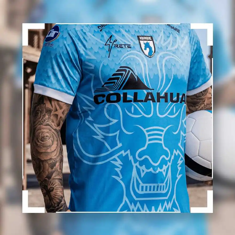 

2023 Classic Nostalgic Men's and Women's Jerseys Iquique Sports Club Football Spirit Game Quick-drying T-shirt Motorcycle
