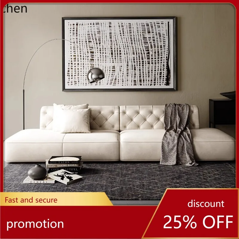 HXL Straight Row Fabric Sofa Living Room Armless Modular Sofa