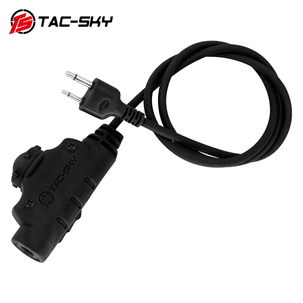 TS TAC-SKY Military U94 V2 PTT Adapter Icom Ptt For Icom Intercom For Tactical Airsoft Shooting Headset Comta Sordin