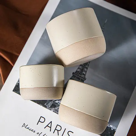 विंटेज कॉफी मग 100ml 180ml 230ml सिरेमिक चाय कप जापानी शैली के कैफे ड्रिंकवेयर स्टोनवेयर एस्प्रेसो रेस्तरां होटल के लिए 10 best sales सिरेमिक कॉफी कप - №1