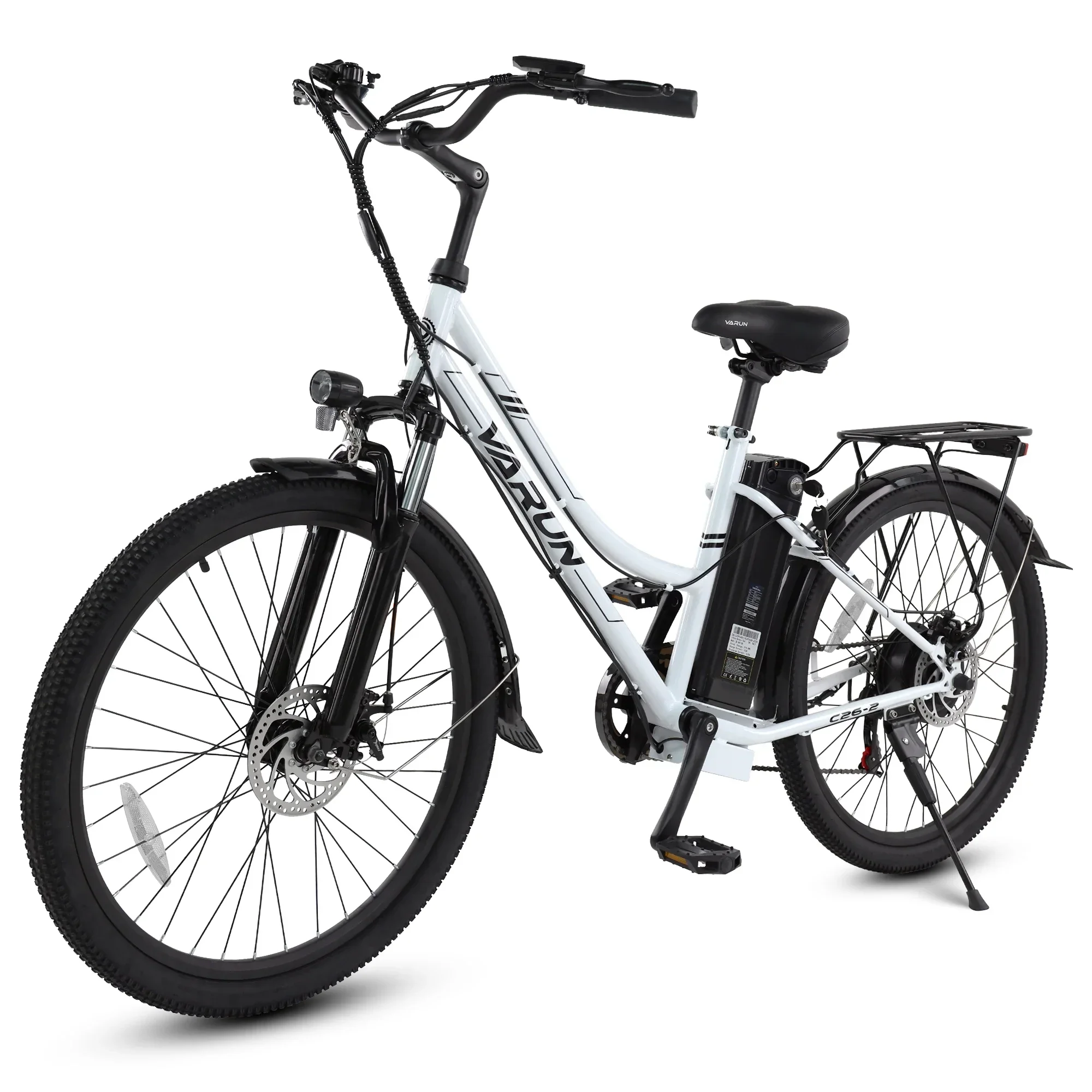 

VARUN C26-2 Adult E-Road Bike 500W 48V Urban commuting Electric Bicycle 27.5" Fat Tire E Bike