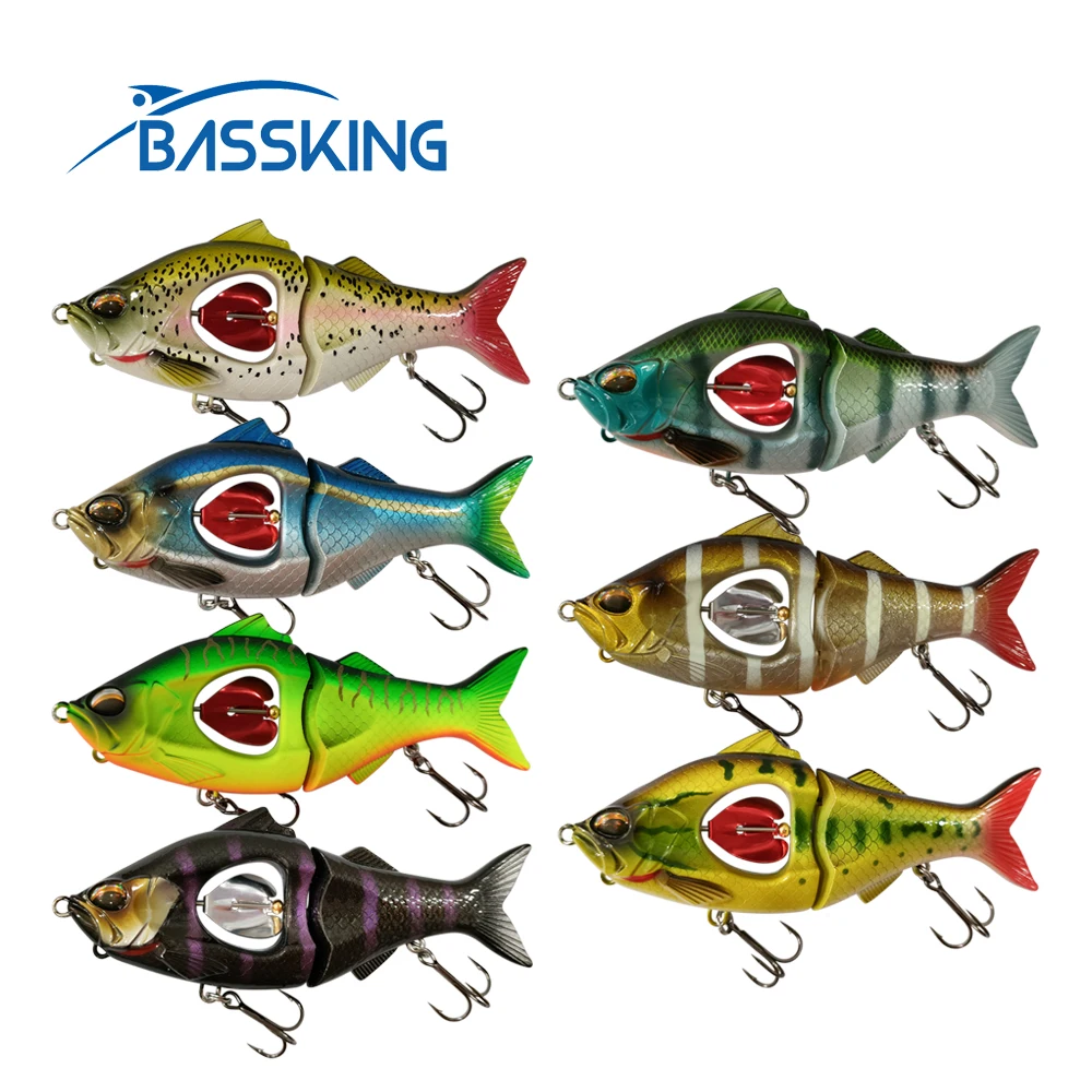 

BASSKING Тонущая плавающая приманка 83 мм/10 г 113 мм/22,5 г, рыболовная приманка, шарнирная приманка, пропеллер, Джеркбейт, воблеры в соленой воде