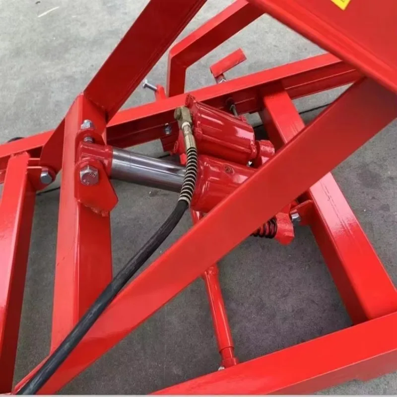 

2025 New StyleMotorcycle Hydraulic Lift 800LBS Heavy Duty Scissor Lifting Platform One Cylinder Air Powered For Bike Repair