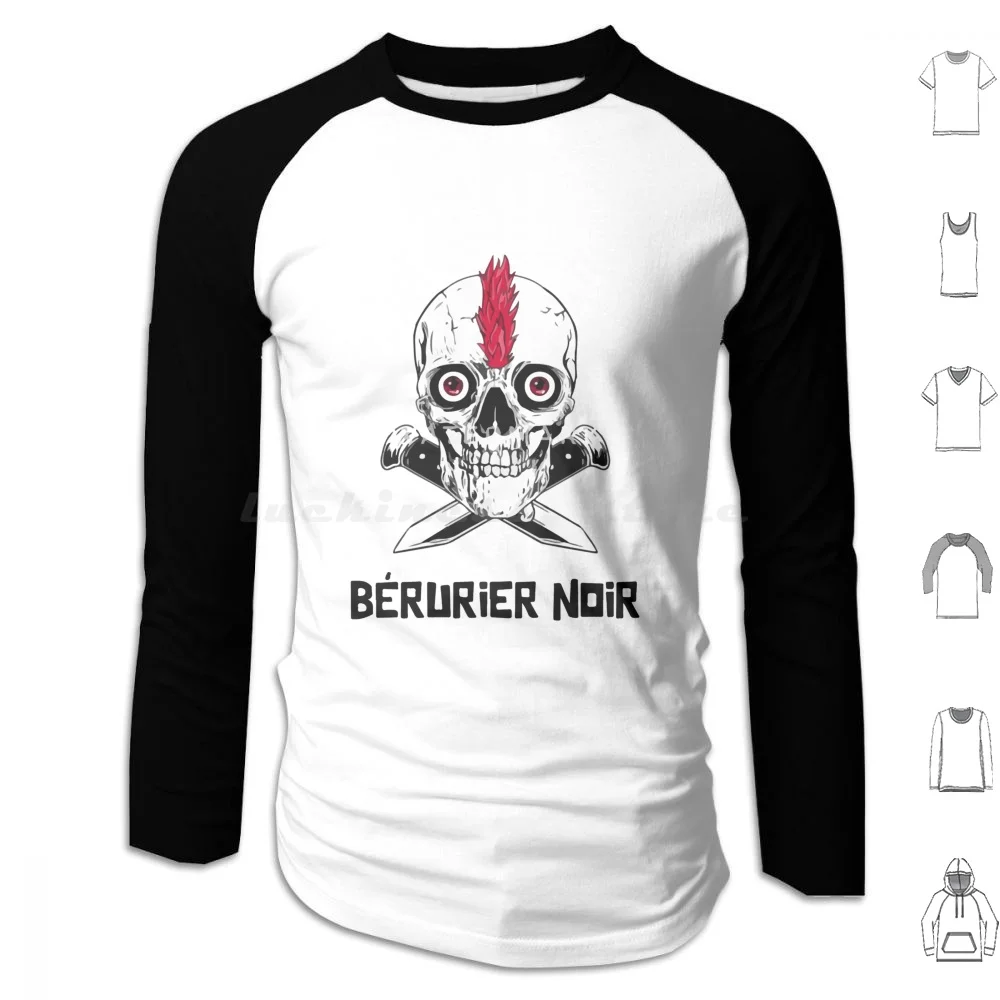 Berurier Hoodie cotton Long Sleeve Berurier Berurier Band Be Rurier