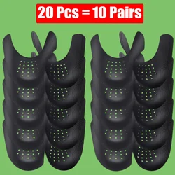 20Pcs Sneakers Anti Crease Protector Wrinkled Fold Shoes Support Toe Cap Sport Ball Shoe Head Stretcher Extender Shoe Protection