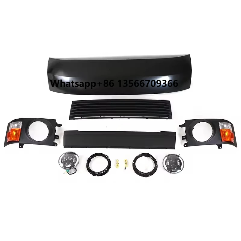

High Quality Auto Parts Car Headlights Plastic Car Grille Front Bumper Grille Car Body Kits Fits for Toyota Hiace 2014-2018