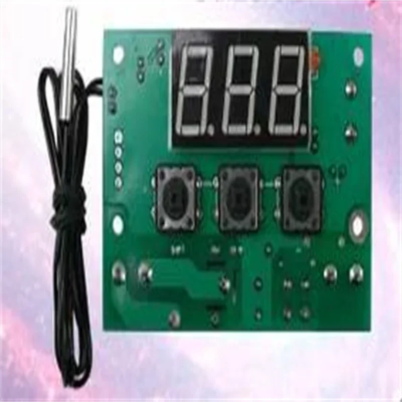 W1302 Panel Mount Digital Thermostat Temperature Controller Precision -50 to 110 Degrees with 0.1 Accuracy for HVAC Systems
