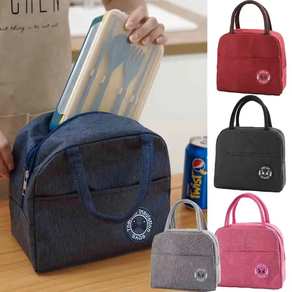 

Lunch Bag Women Lunch Organizer Cooler Handbag Kids Thermal Lunch Bags Food Picnic Portable Packet Canvas Bags for Work Tote Bag