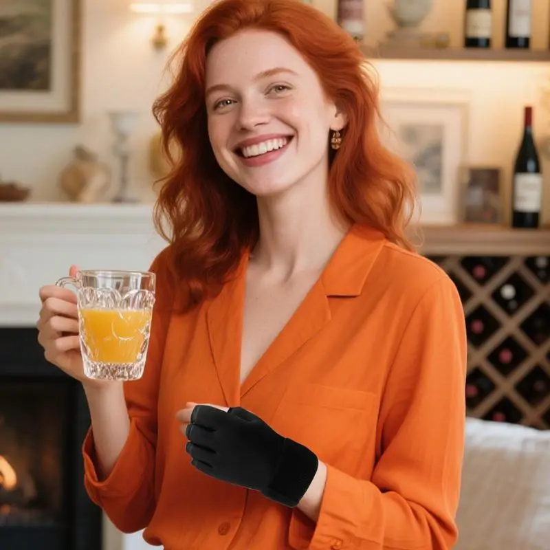 Hand Ice Pack Hot And Cold Hand Compression Gloves Home Daily Supplies For Family Friends Mom Dad Desk Offices Winter Hot Day