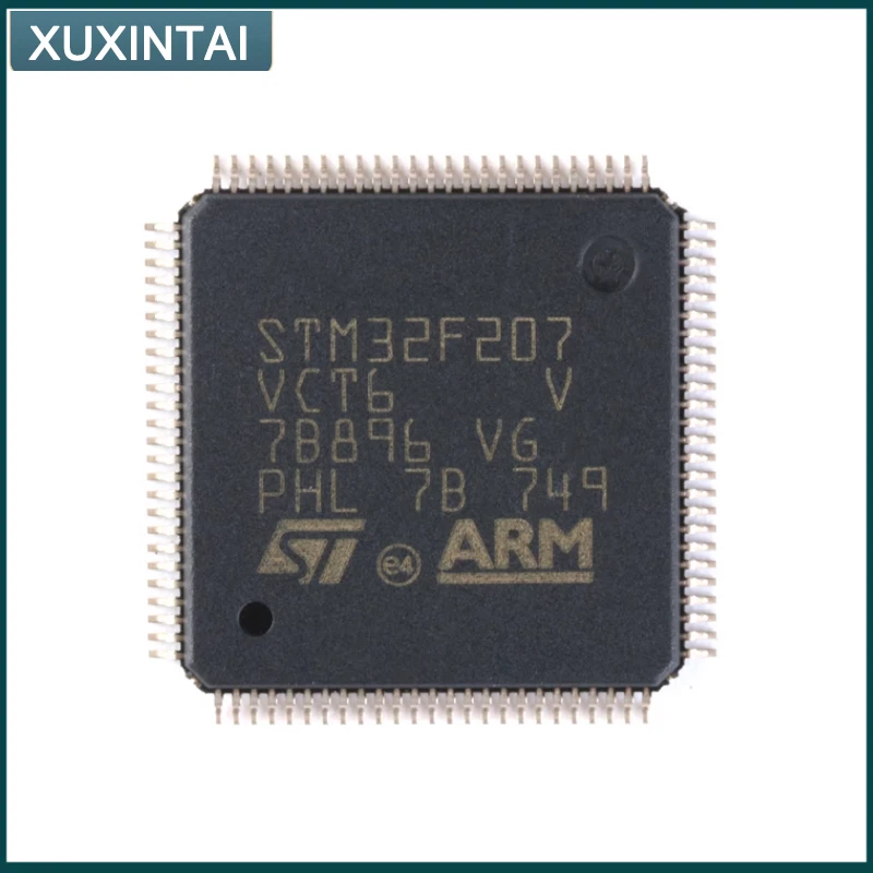 5Pcs/Lot New Original STM32F207VCT6 STM32F207 LQFP-100  Microcontroller IC 32-Bit Single-Core 120MHz 256KB (256K x 8) FLASH