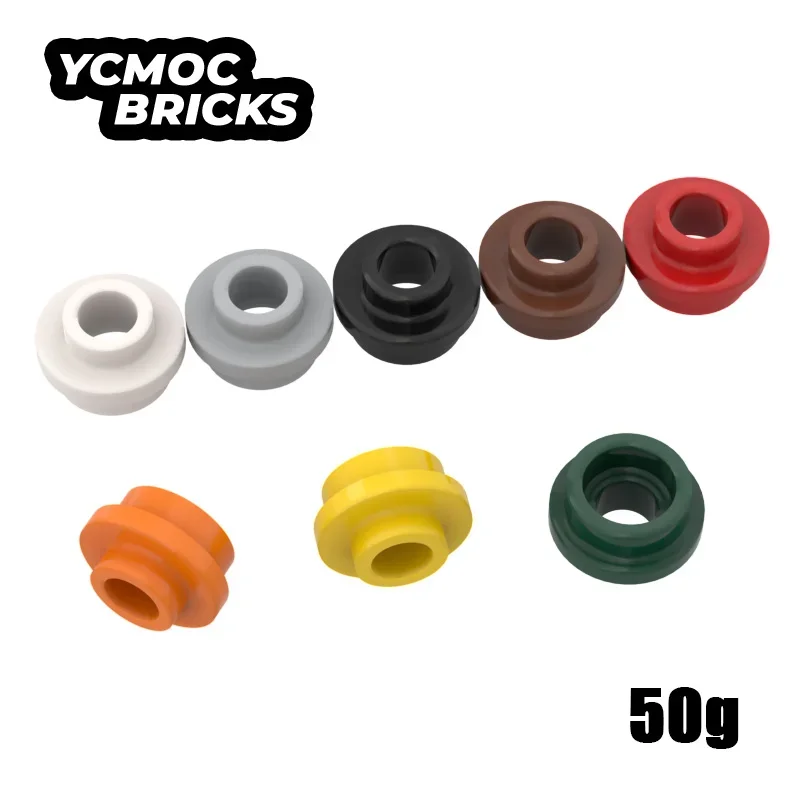 50G Moc Bouwstenen 85861 28626 Plaat Rond 1X1 Met Open Stud Voor Blokken Onderdelen Kids Diy Assembleert Technisch Speelgoed