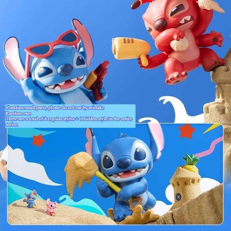

MINISO Disney Stitch "Серы маленького золота" серия слепая коробка орнамент кукла подарок очаровательная