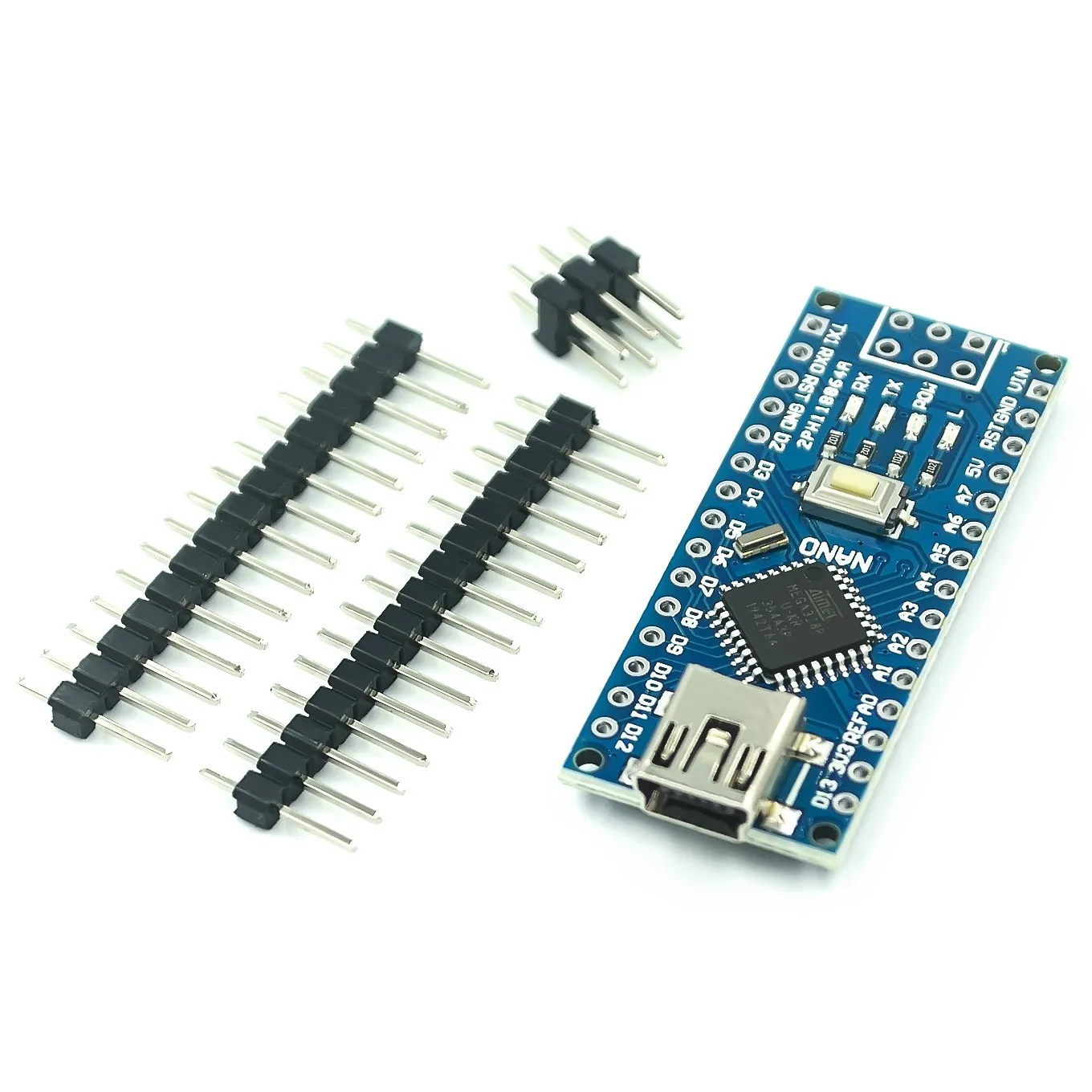 5 Stuks Nano V3.0 CH340G 328PB Module – Type-C, 16MHz, 5V, Compatibel Met IDE