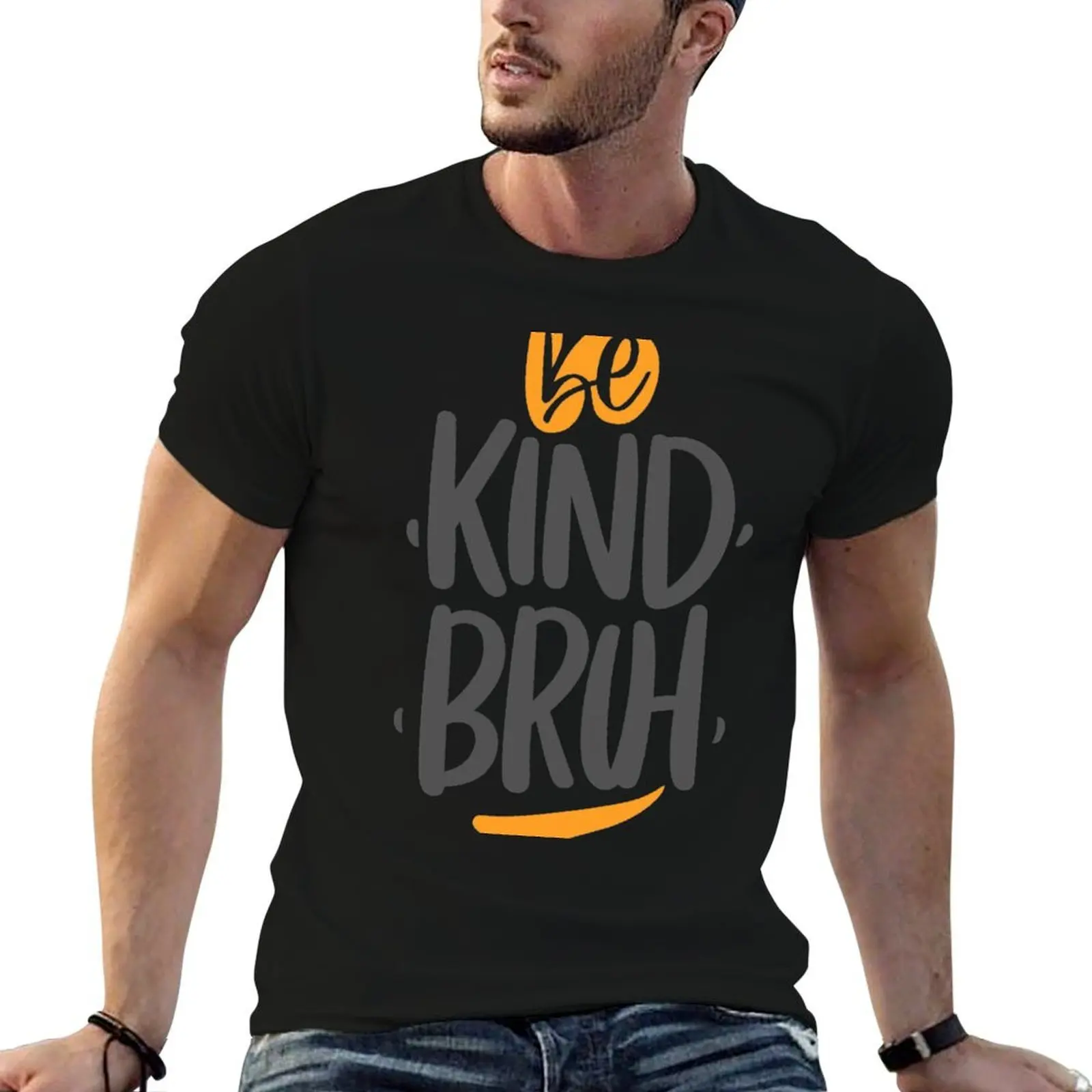 Unity Day Orange Shirt Anti Bullying Be Kind Bruh T-Shirt T-shirt confortable de grande taille