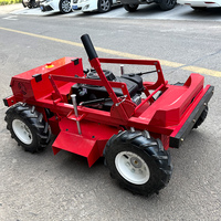 Customized Garden 0 Turn Slope Lawn Mower Gasoline Autonomous Lawn Mover E-start Robot Grass Cutting Machine 4-stroke