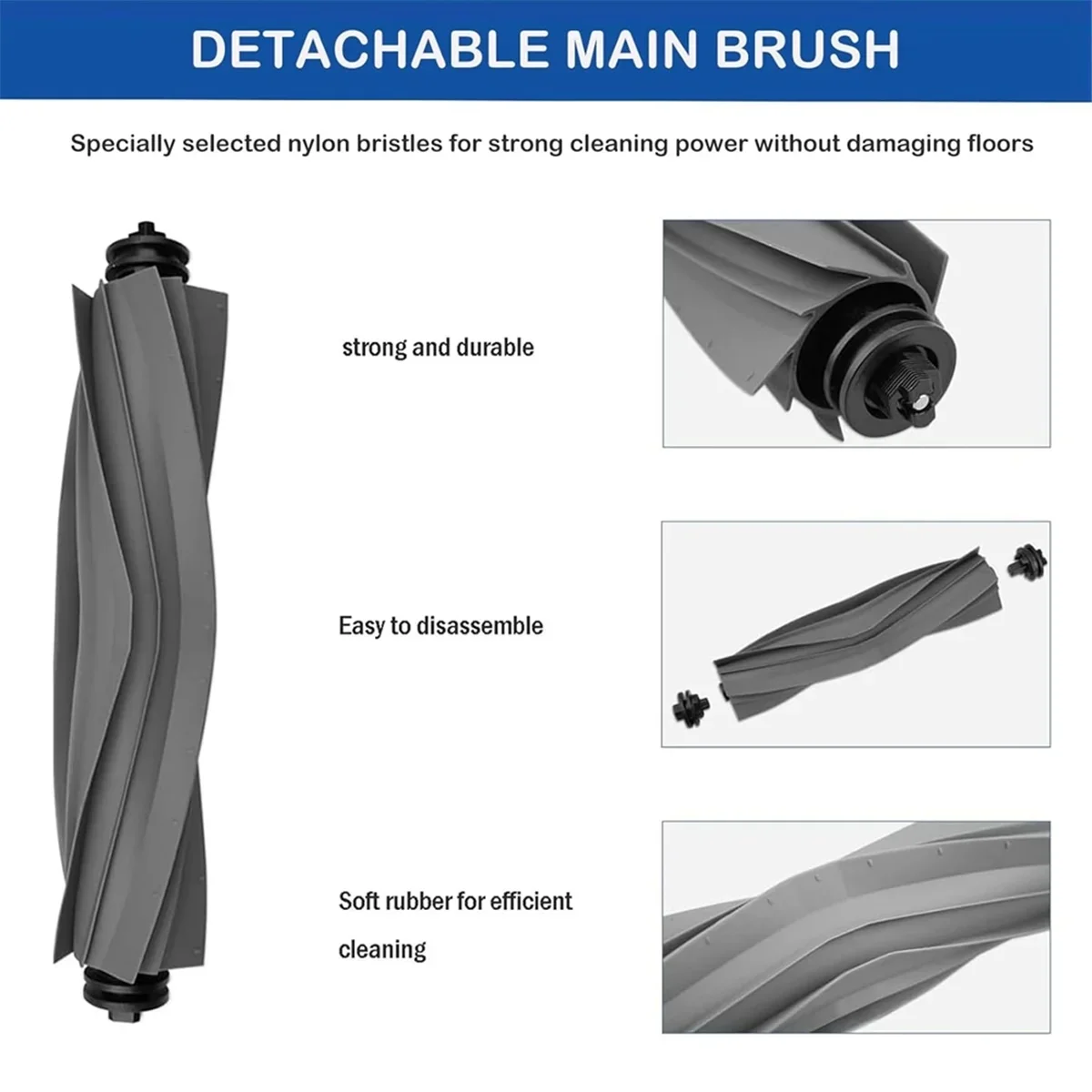 Dreame L40 Ultra / X40 Ultra Robot Vacuum Accessories أكياس الغبار ممسحة الجانب الرئيسي فرش الملابس مرشحات HEPA قطع الغيار